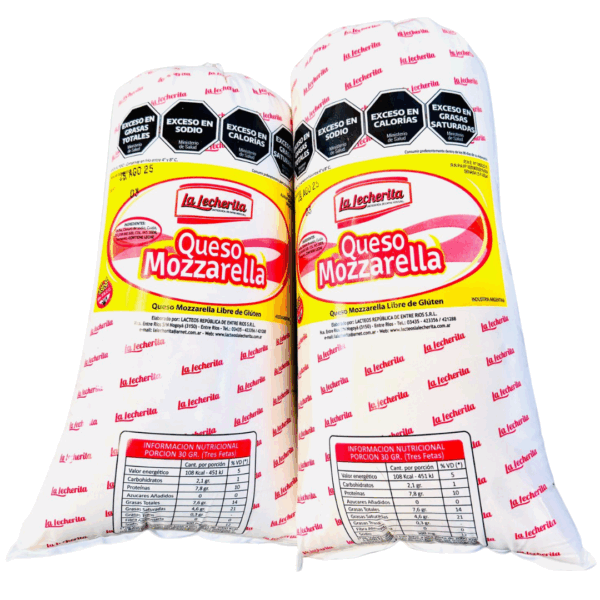 MUZZARELLA LA LECHERITA X 3 UNIDAD SIN TACC