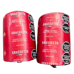 JAMON COCIDO GRASSETTO MEDIA CAÑA X 1 UNIDAD